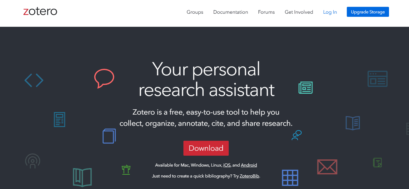 Zotero   - Best AI Websites for Students