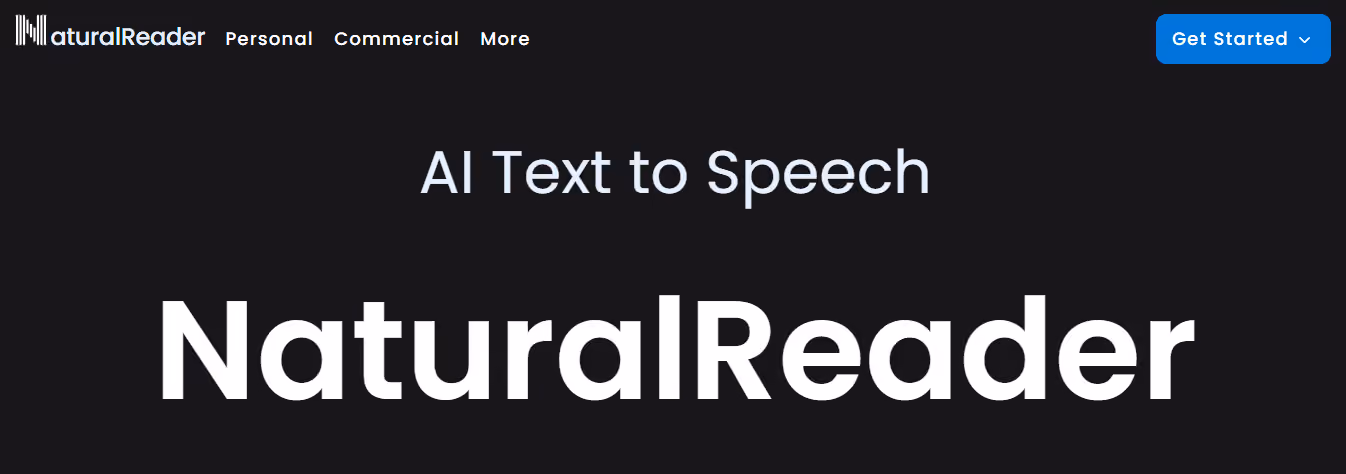 Natural Readers  - Best AI Websites for Students