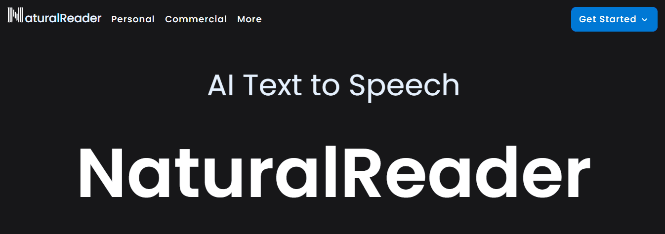 Natural Readers  - Best AI Websites for Students