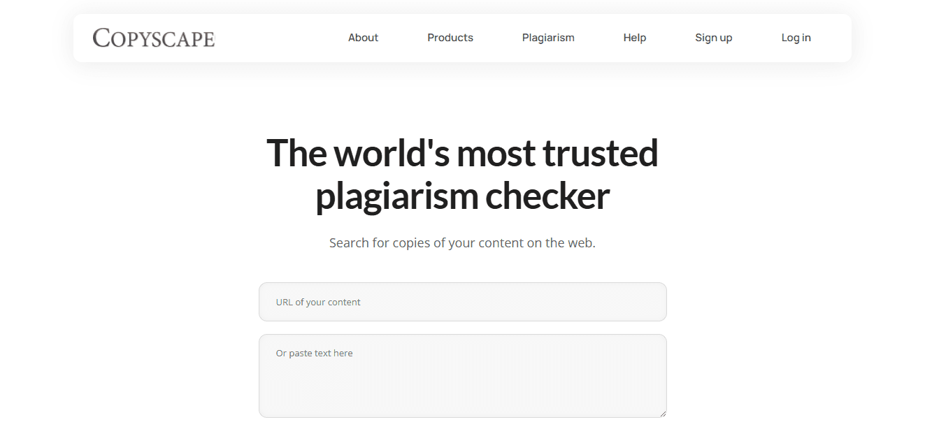 Copyscape   - Best AI Websites for Students