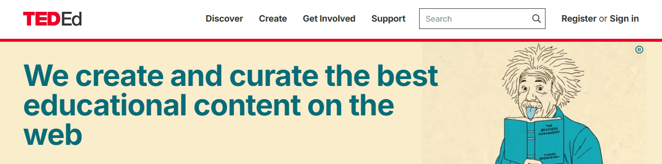 TED-Ed - Best AI Websites for Students