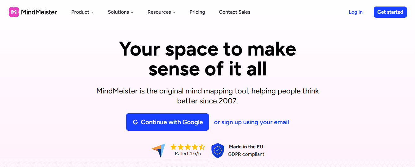 MindMeister  - Best AI Websites for Students