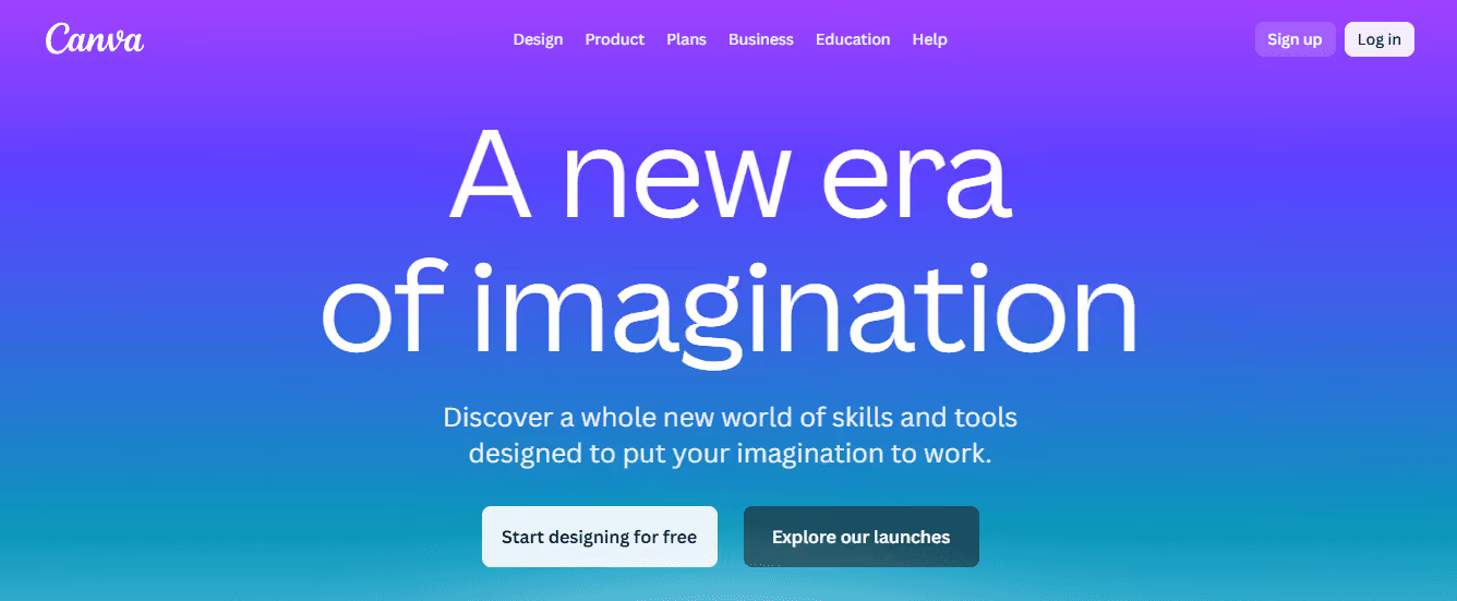 Canva   - Best AI Websites for Students