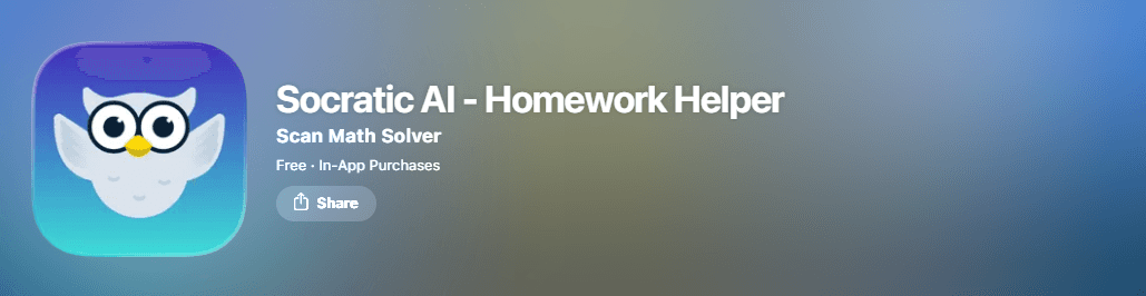 Socratic App - Best AI to Solve Math Problems
