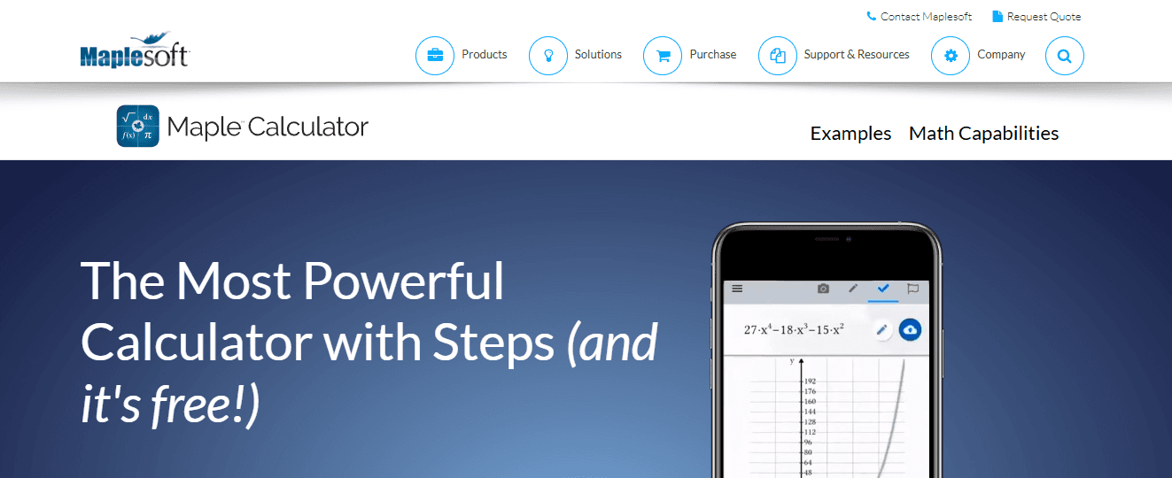 Maple Calculator - Best AI to Solve Math Problems