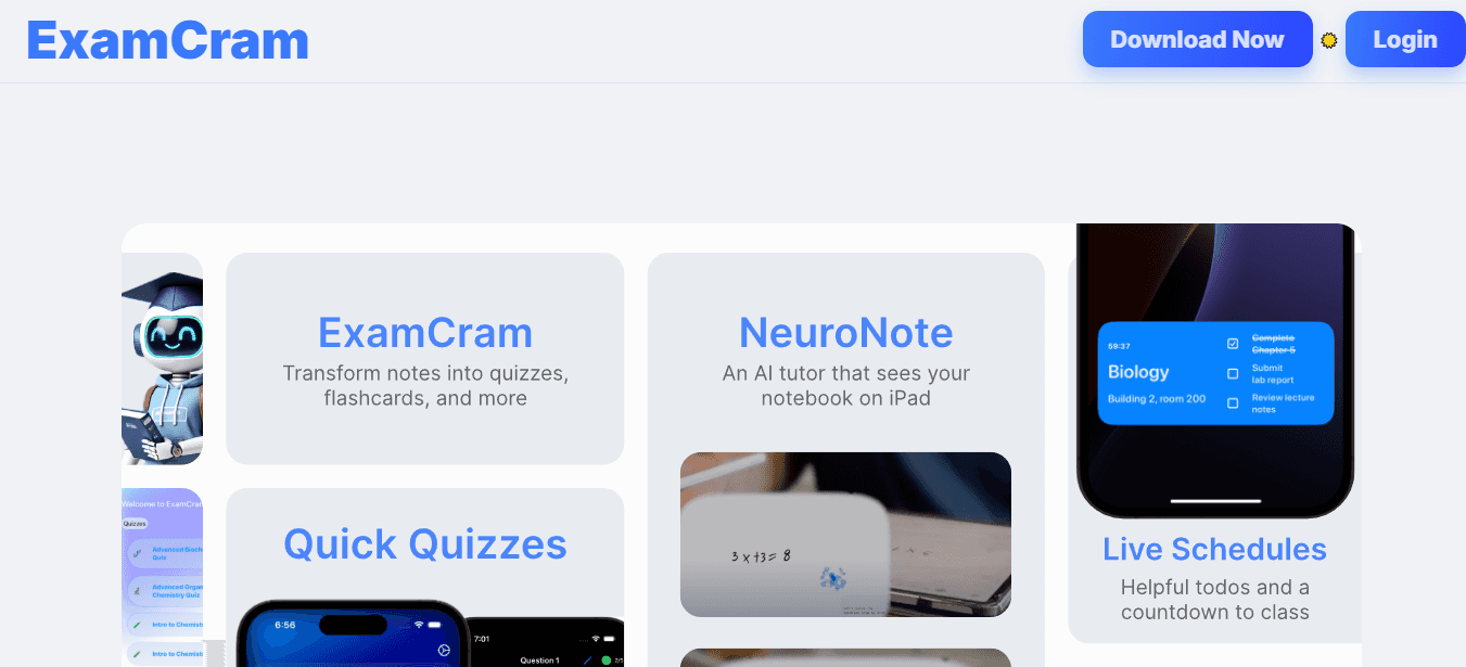 ExamCram - Best AI for Exams