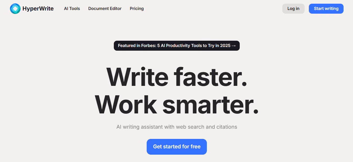 HyperWrite - Best AI for Exams