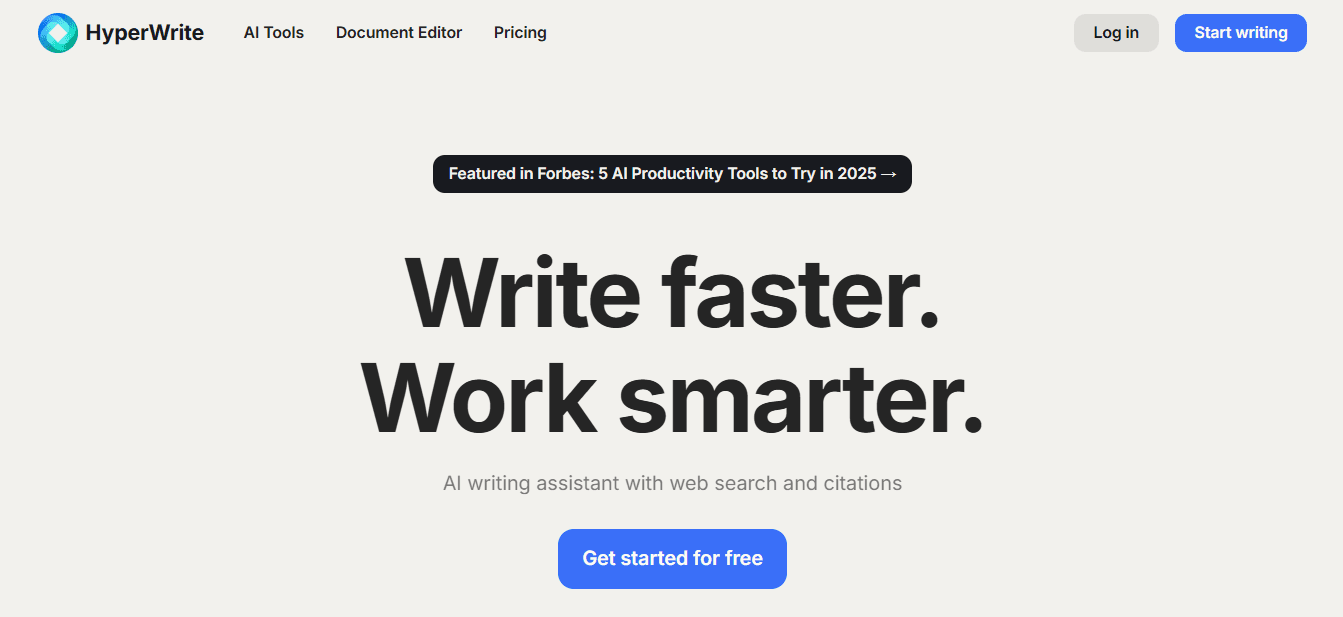 HyperWrite - Best AI for Exams