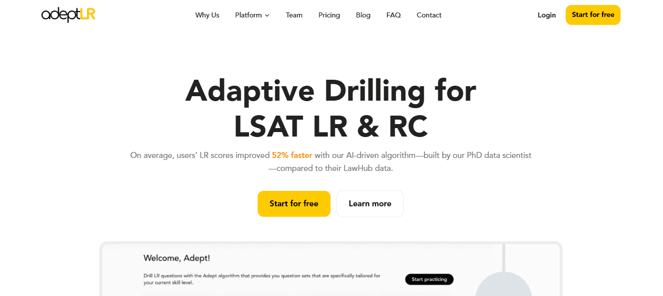 Adeptlr - Best AI for Exams