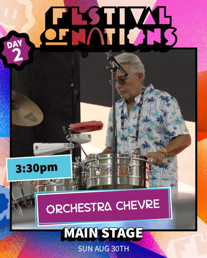 Orchestra Chevre — Sunday 3:30 PM, Main Stage — Festival of Nations 2026