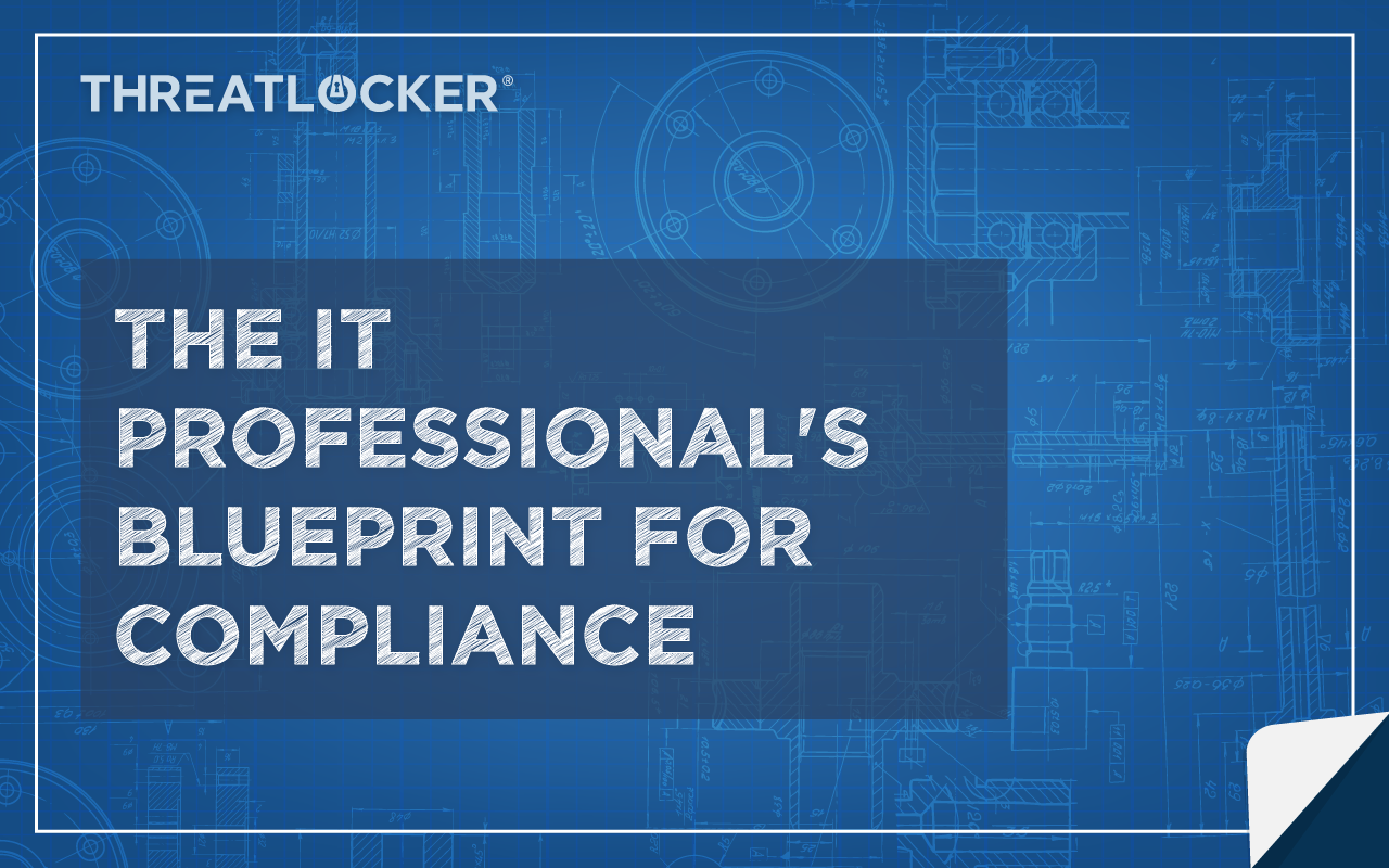 Ebook cover for The IT professional's blueprint for compliance