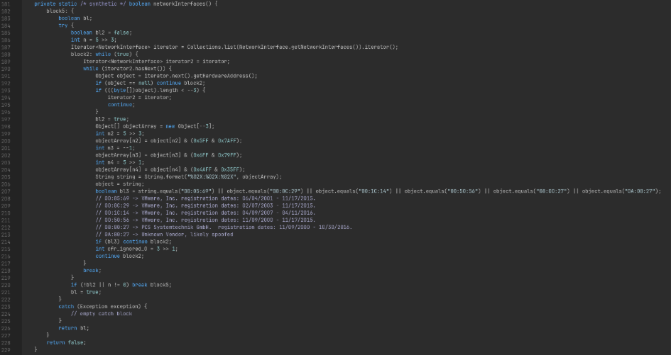 Figure 12: VM Network Check