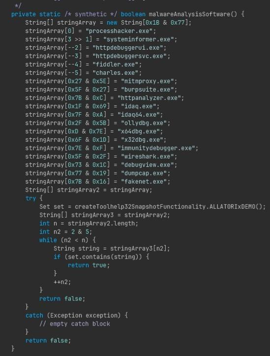 Figure 13: Anti-Dynamic Analysis