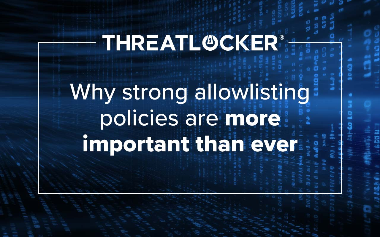 Allowlisting is a policy-driven solution crucial to a Zero Trust architecture. It permits only previously approved applications, blocking everything else, even ransomware. 