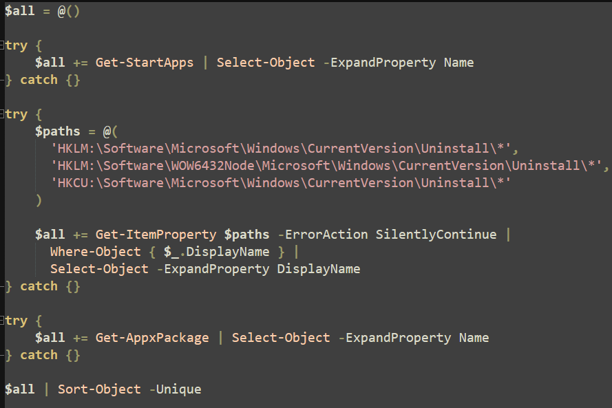 Figure 4: Decoded PowerShell Script