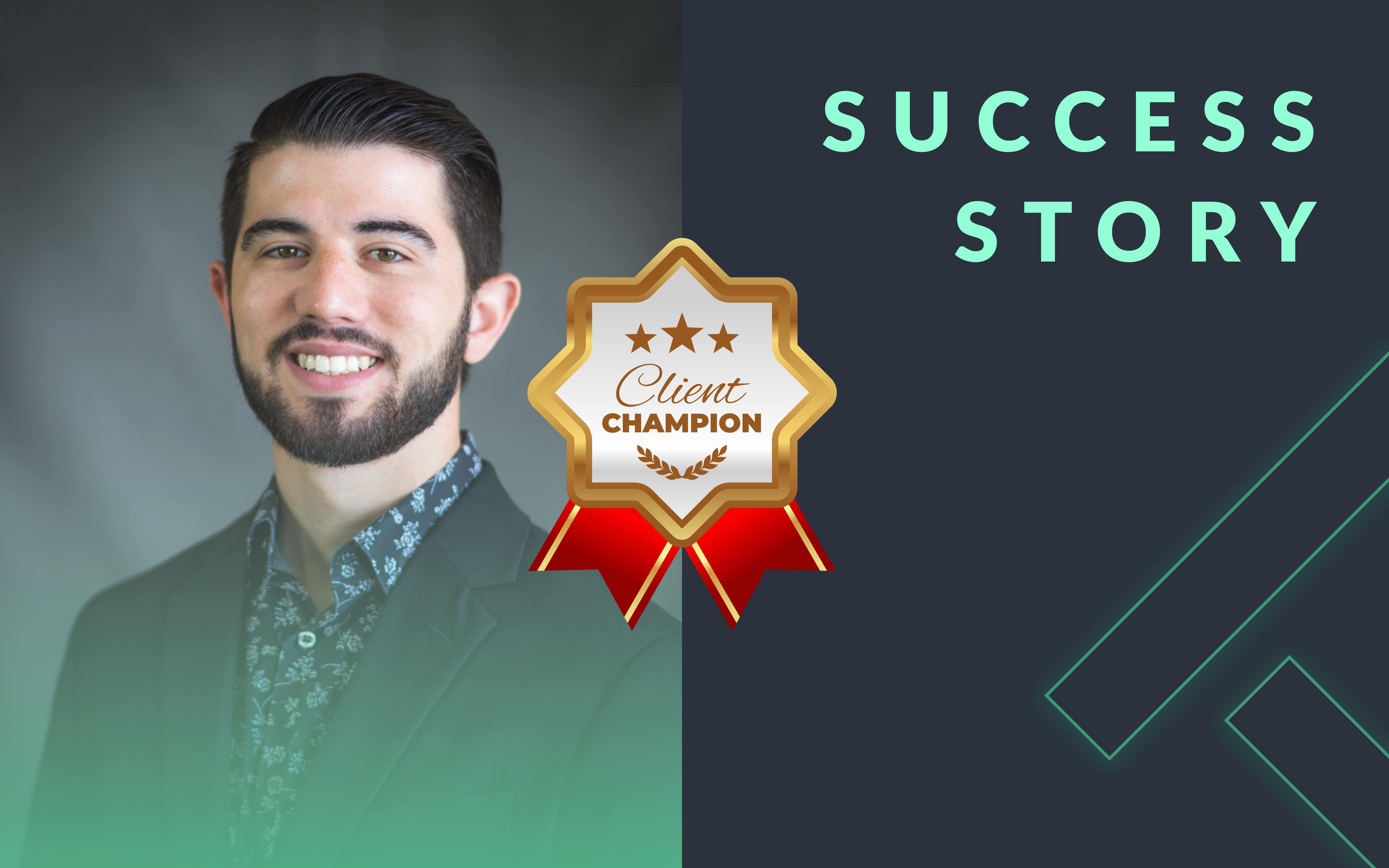 Justin Dubar, a success story.