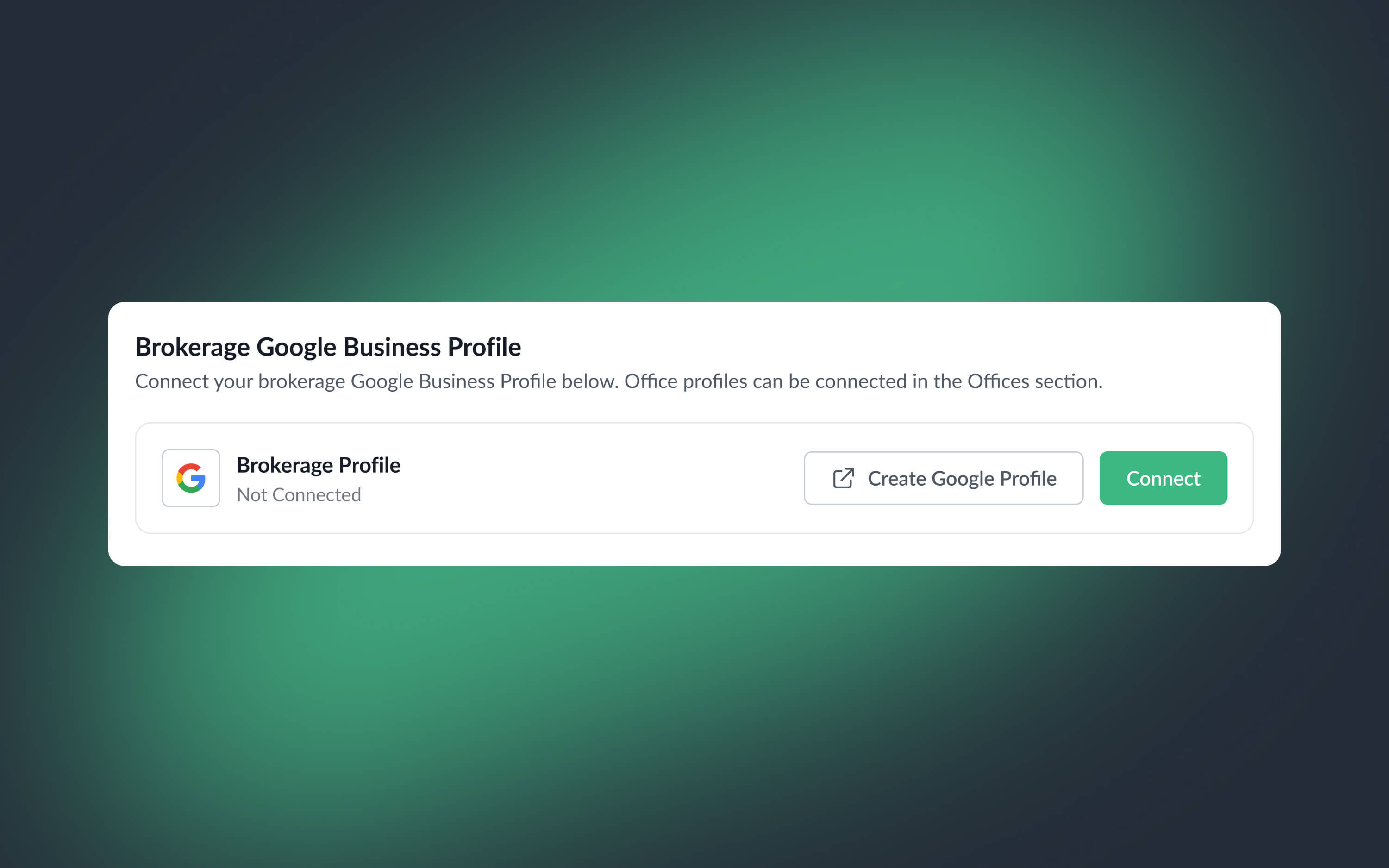Connect your Google Business Profile to get more reviews on Google.
