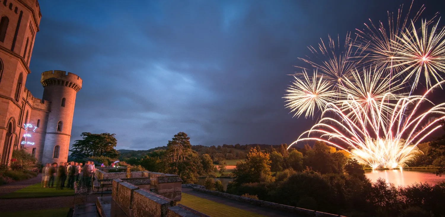 Design in the Shires - Get in touch hero Eastnor castle image