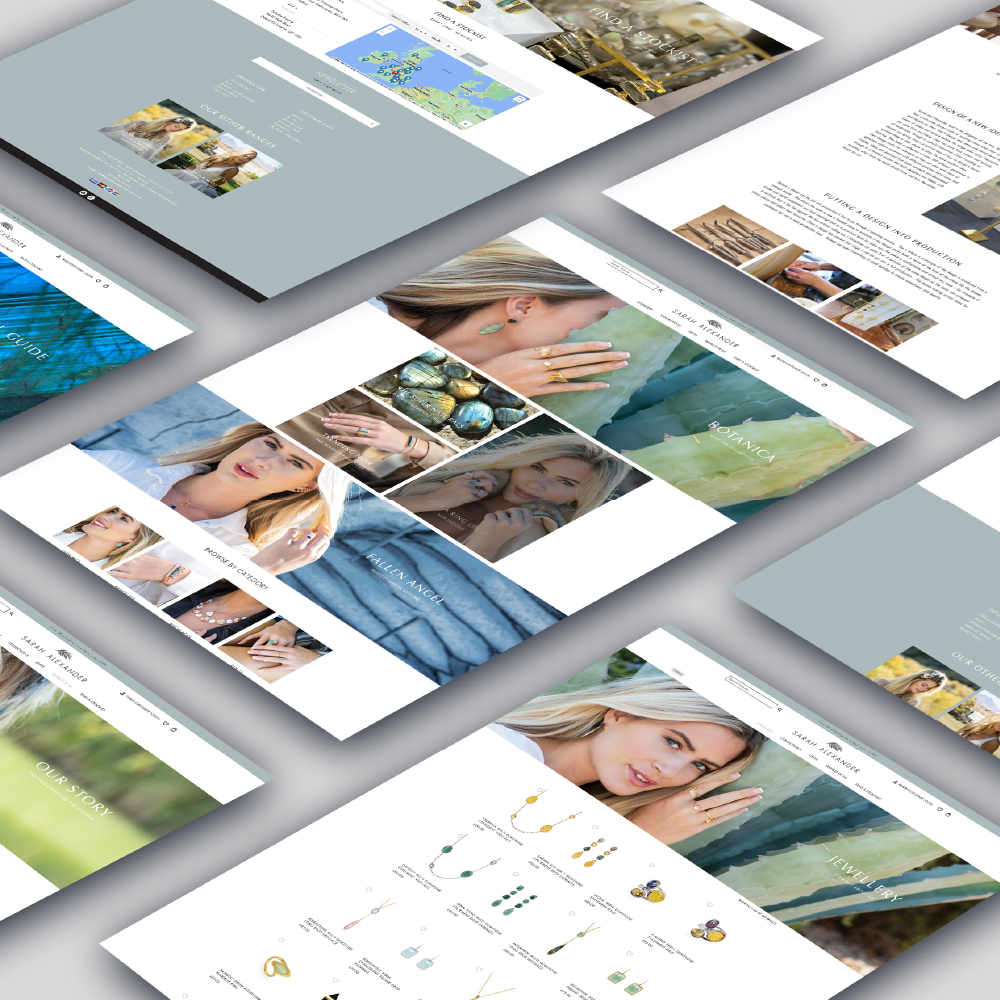 Design in the Shires - E-commerce website image