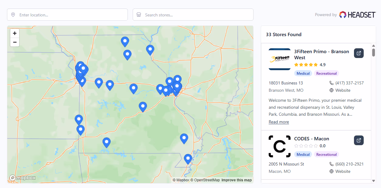 AI Generated Cannabis Ordering - Headset Bridge Nexus