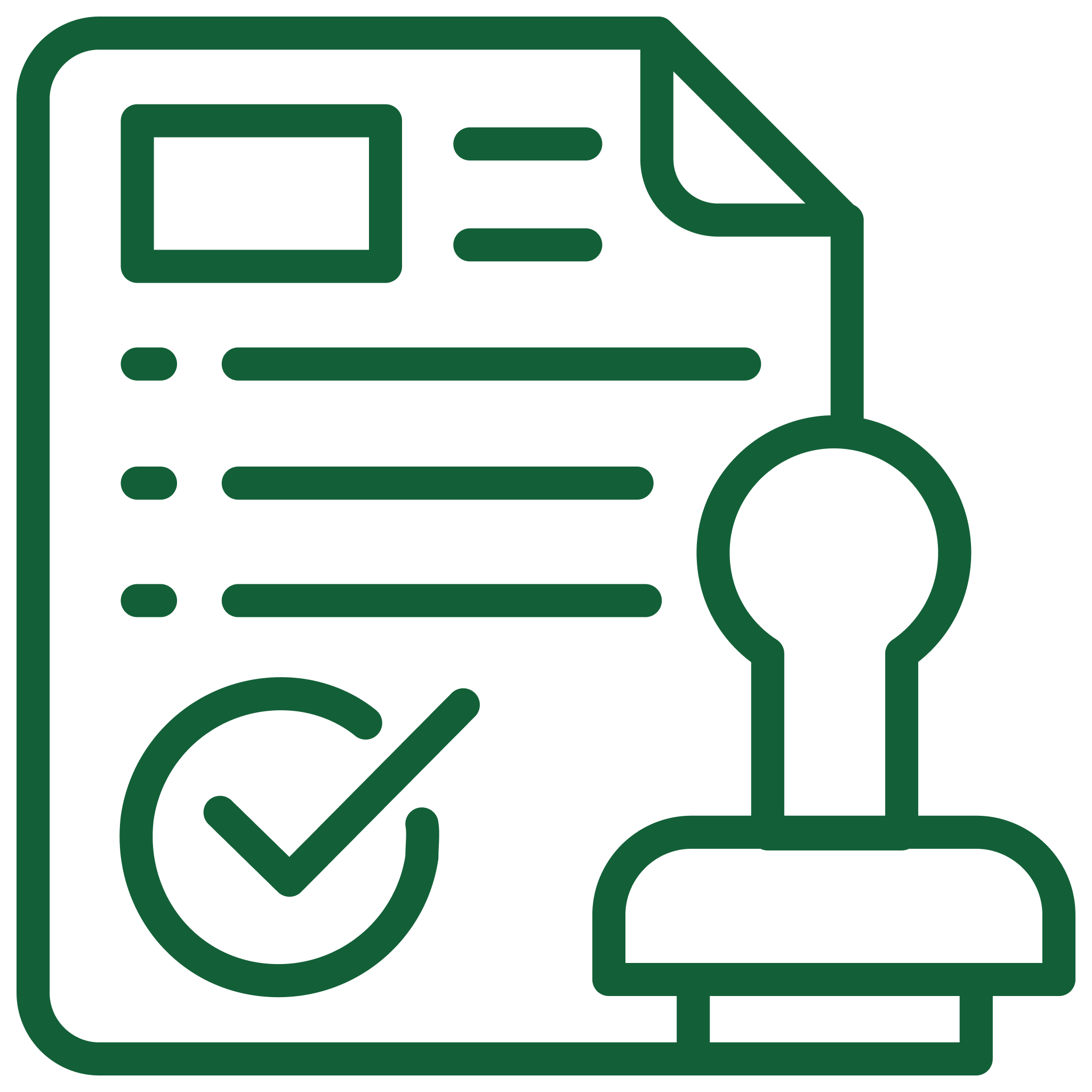 Approval document icon