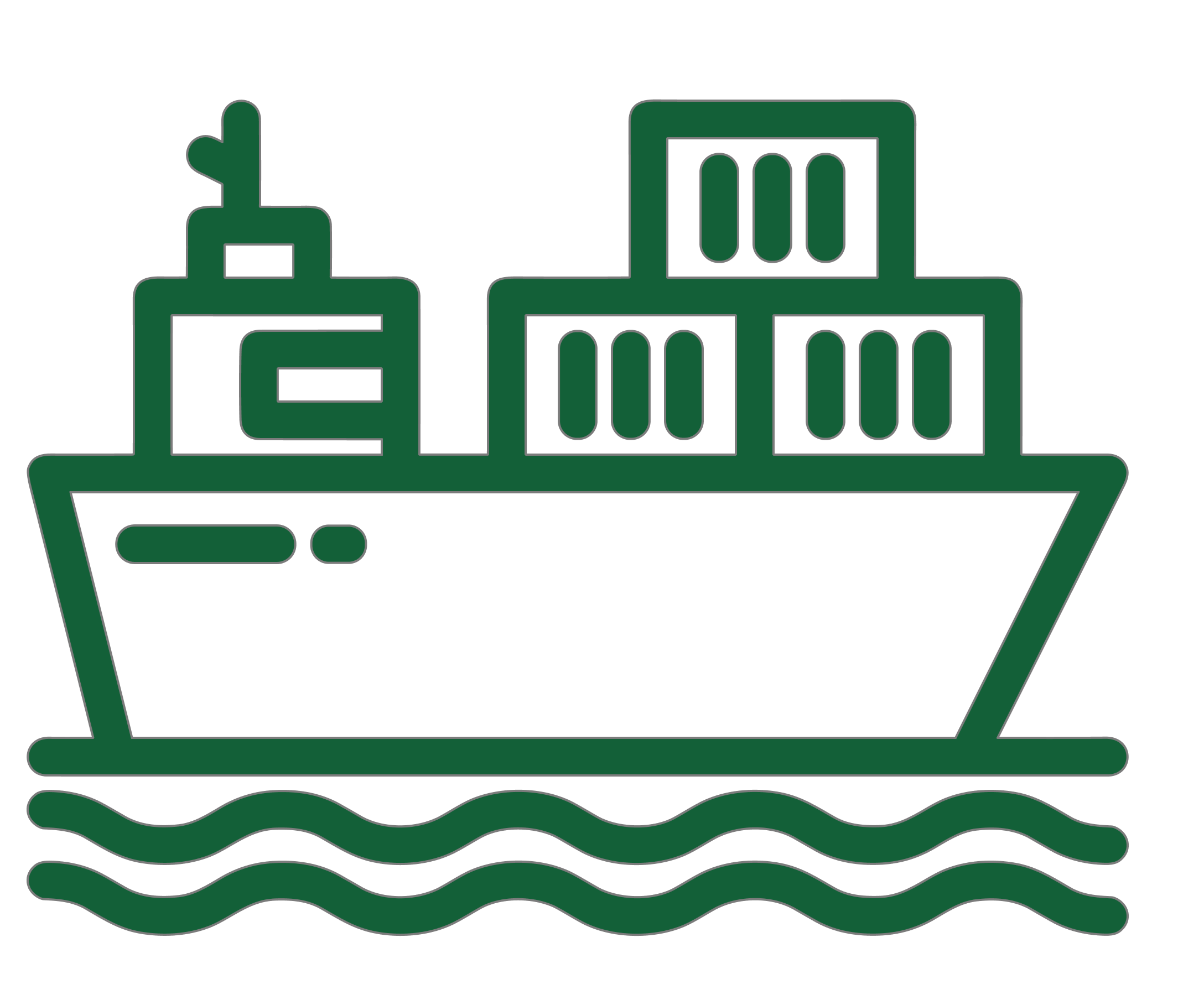 Cargo ship icon