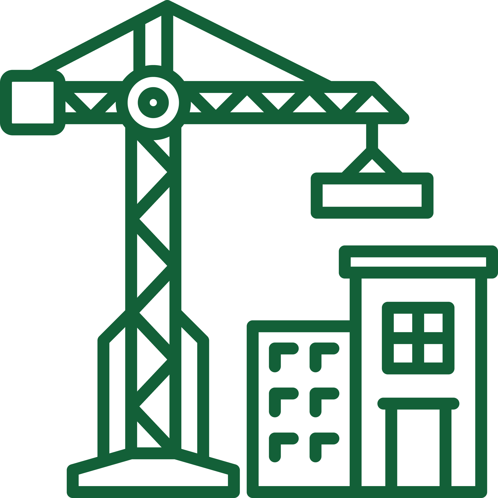 Construction and a building icon