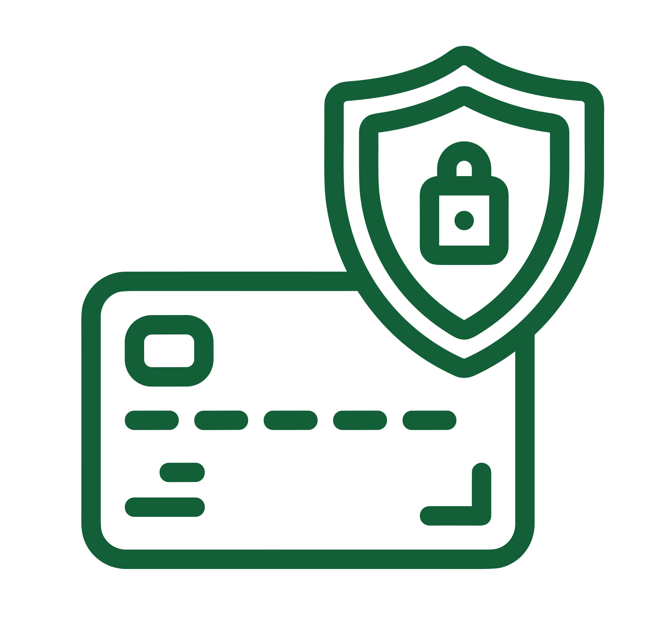 Protective card icon