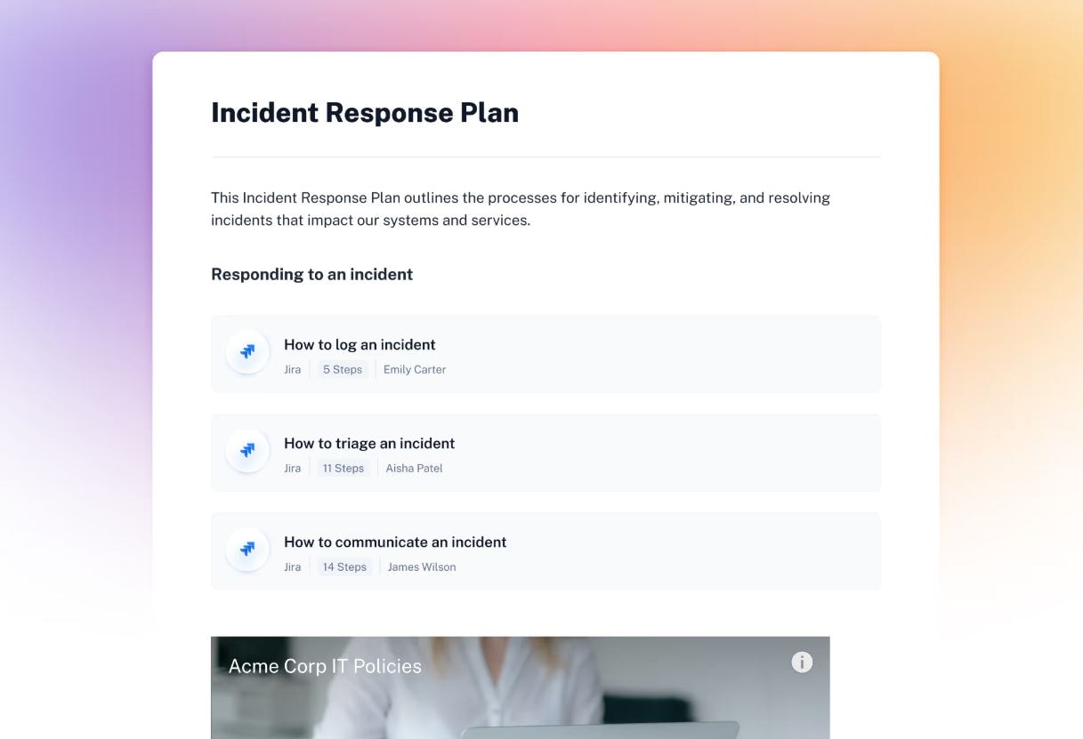 Scribe dashboard