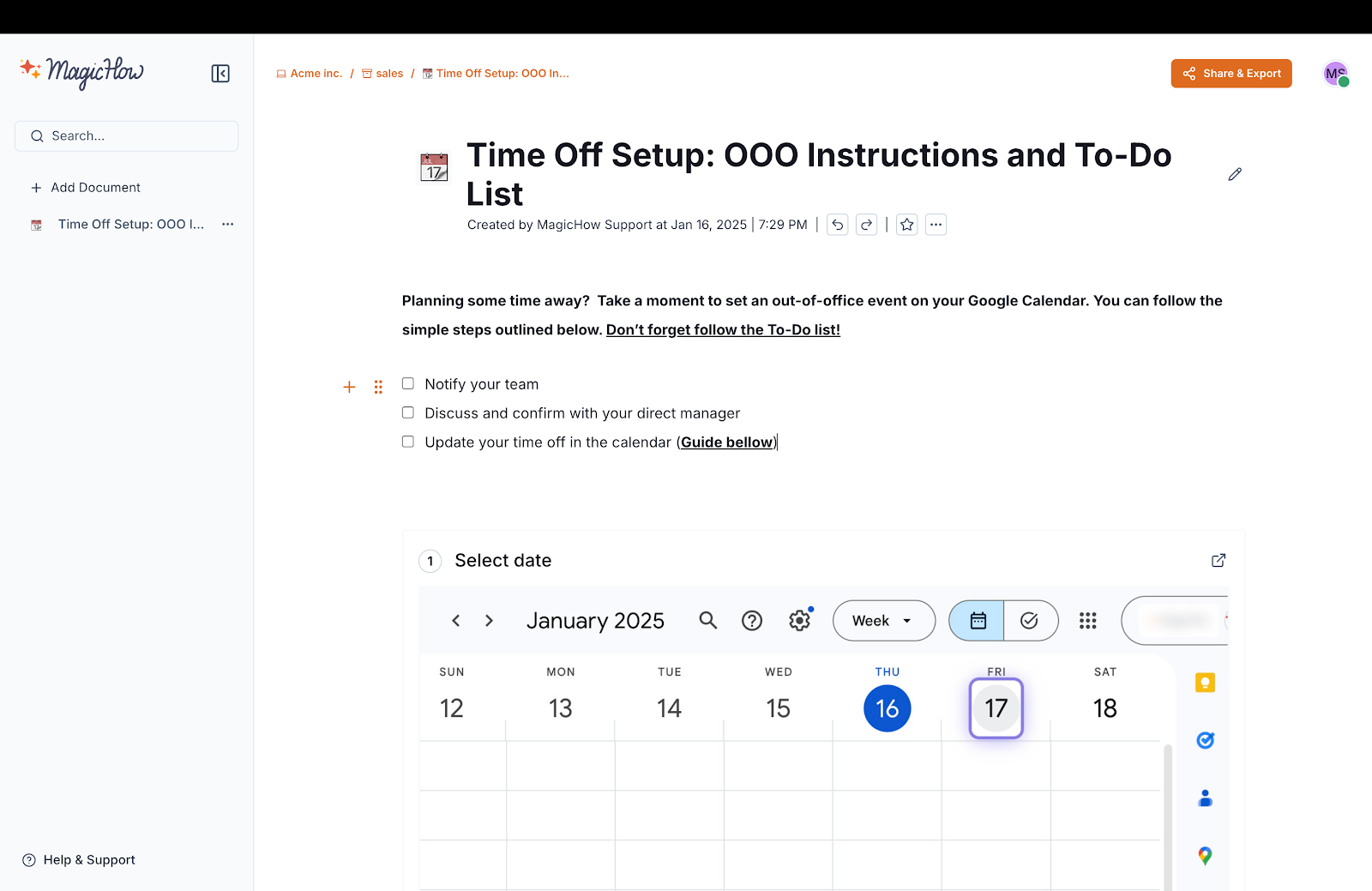 MagicHow busines process documentation tool 