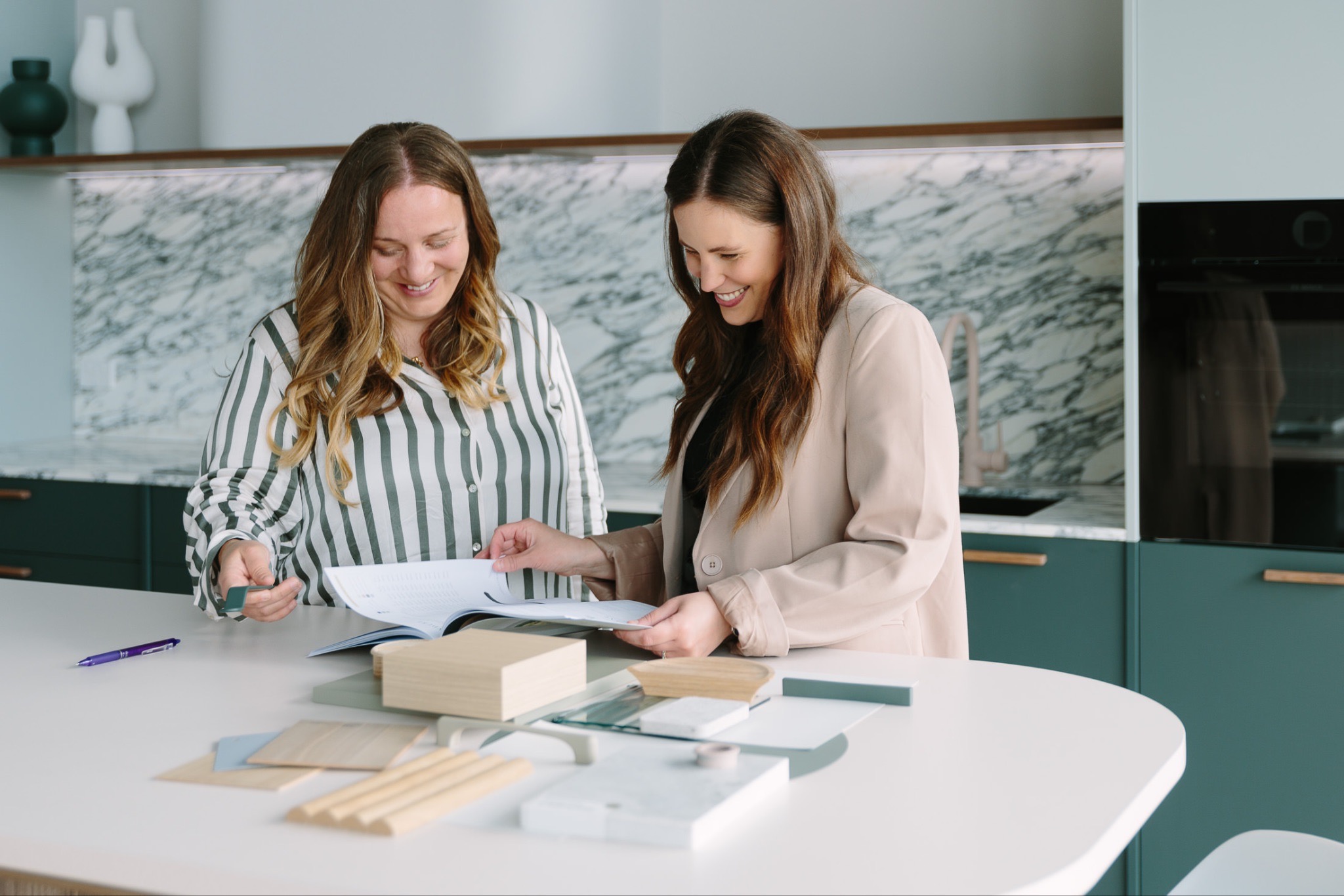 Adelaide branding photographer captures real customer experience with props in realistic location for small business brand photography.