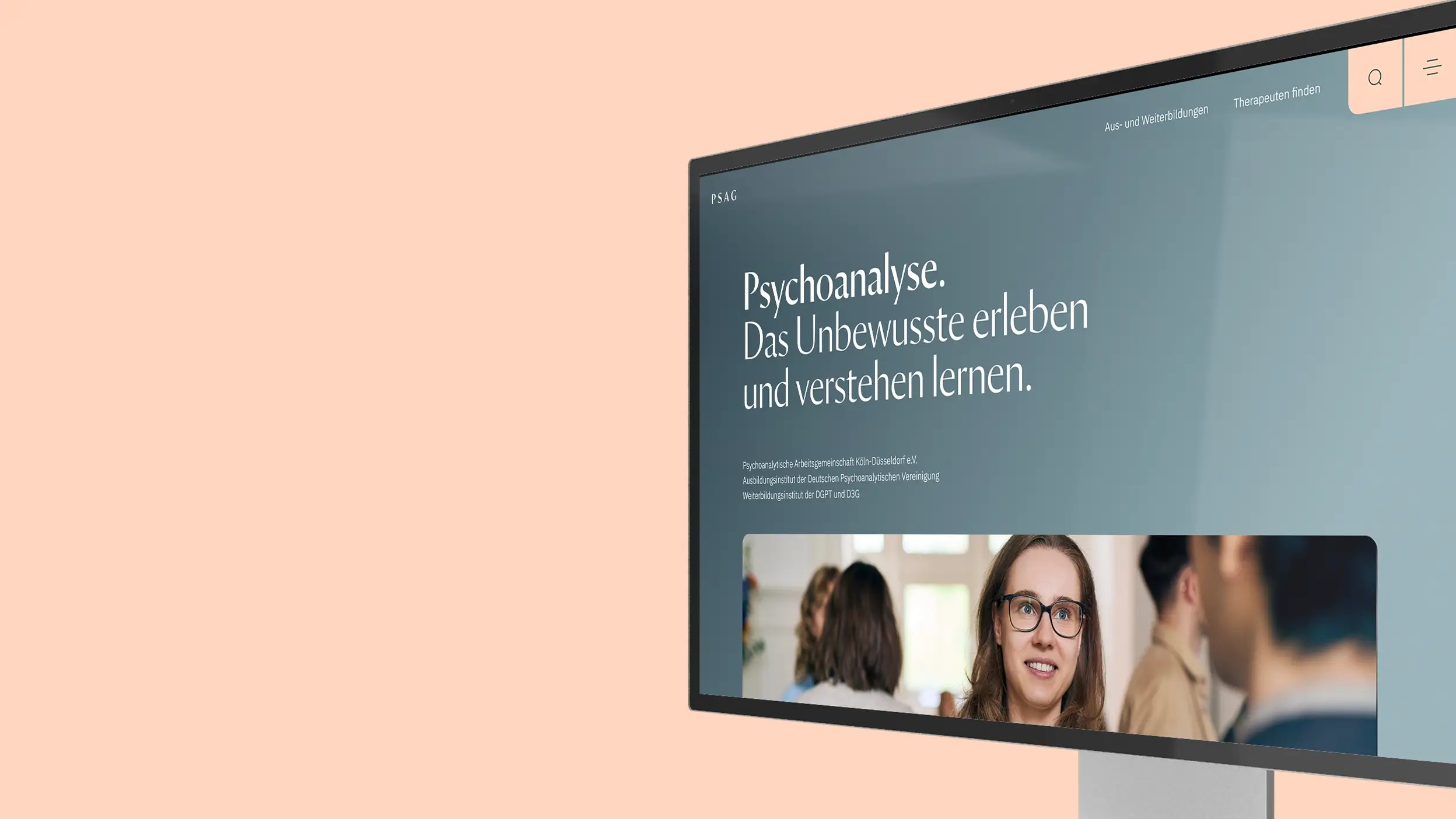Branding und Website-Entwicklung für die Psychoanalytische Arbeitsgemeinschaft Köln-Düsseldorf e.V.