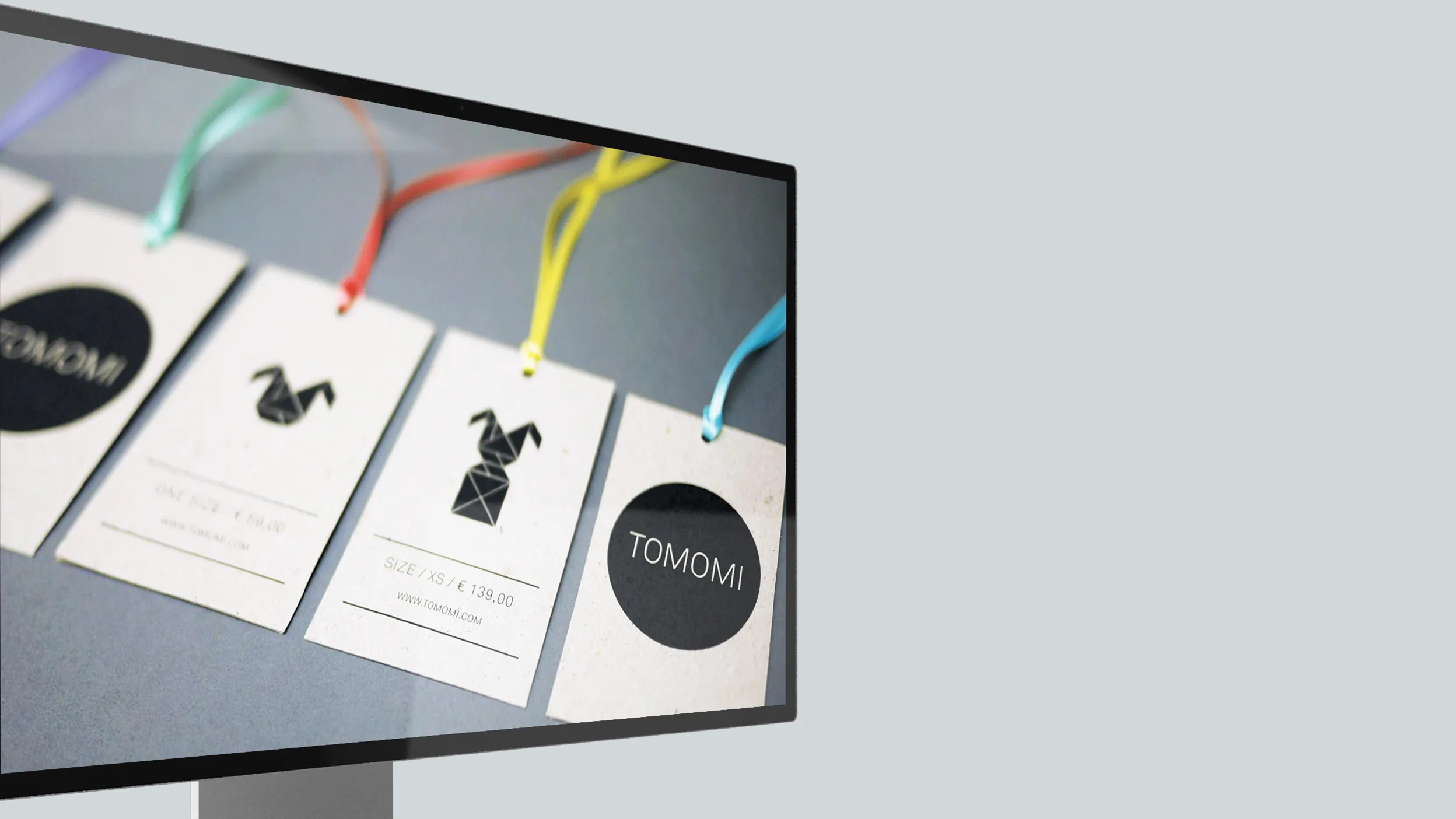 Corporate Design für den Tomomi Store von der Designagentur Büro Bloock aus Köln