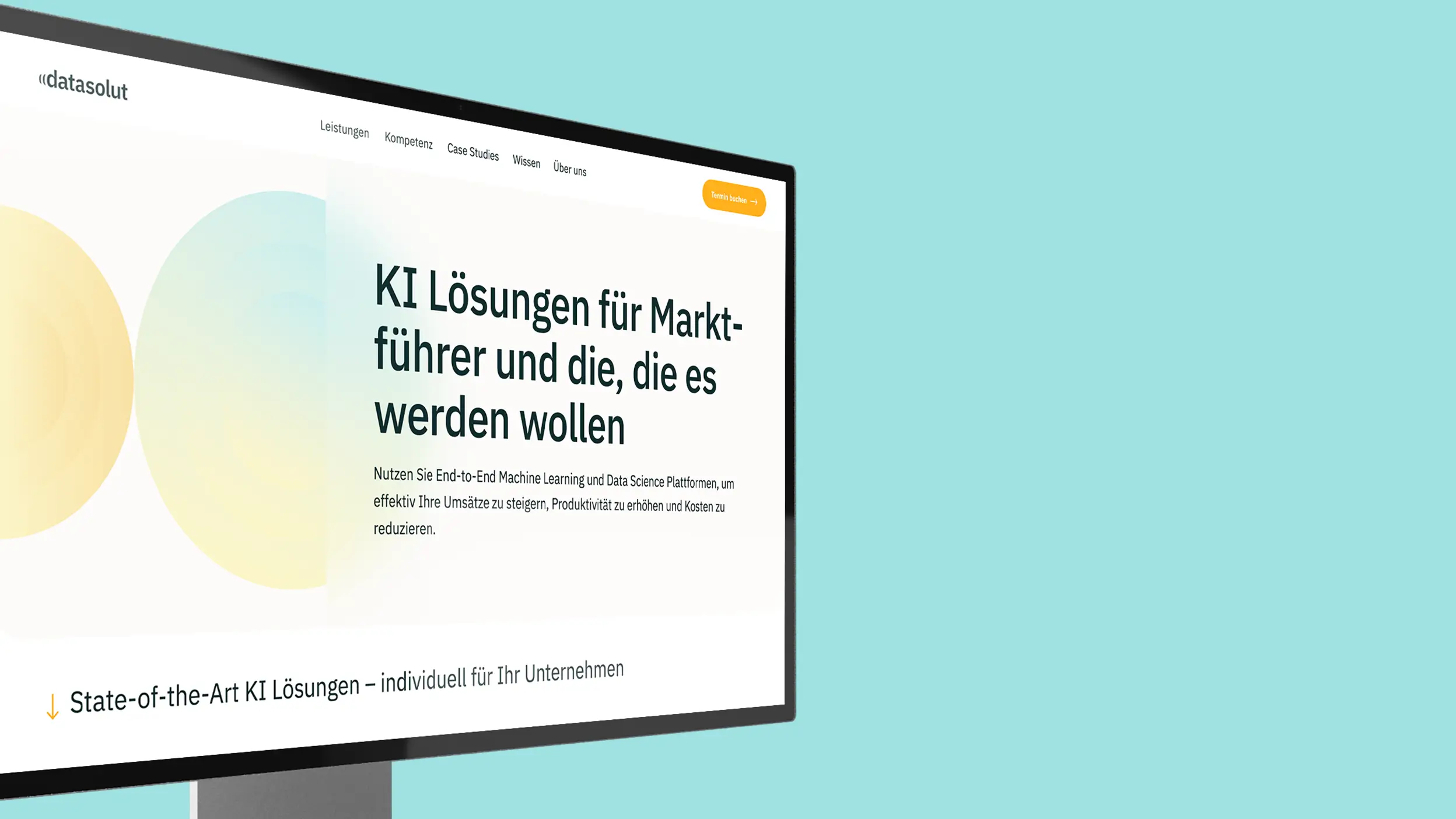Website, Corporate Design und Illustrationen für Datasolut von der Design- und Webagentur Büro Bloock aus Köln
