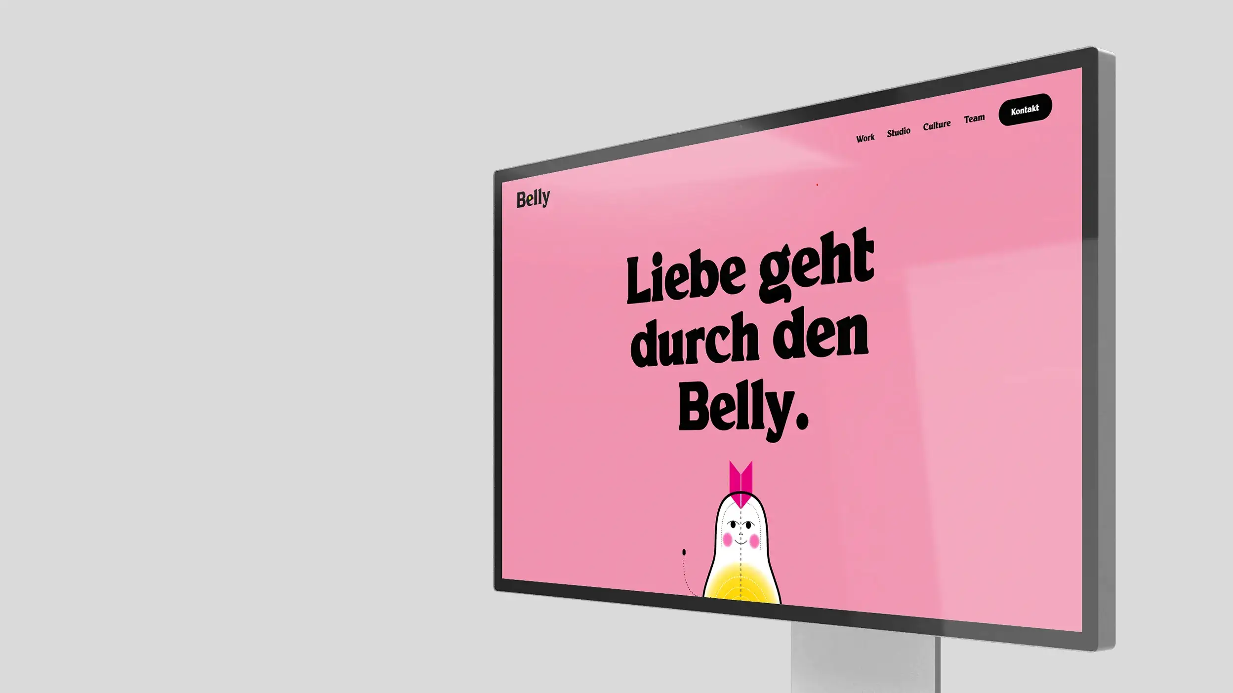 Corporate Design und Website für die Agentur Belly (Designagentur Büro Bloock)