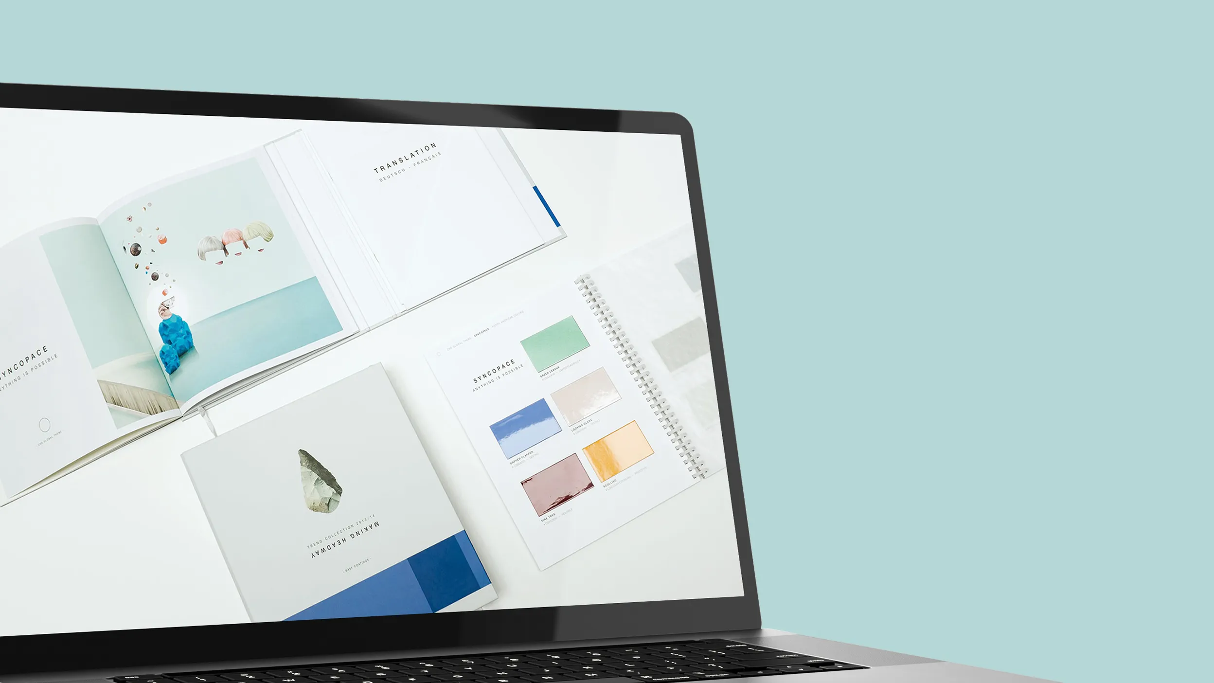 Buchdesign für die BASF Coatings von der Designagentur Büro Bloock aus Köln