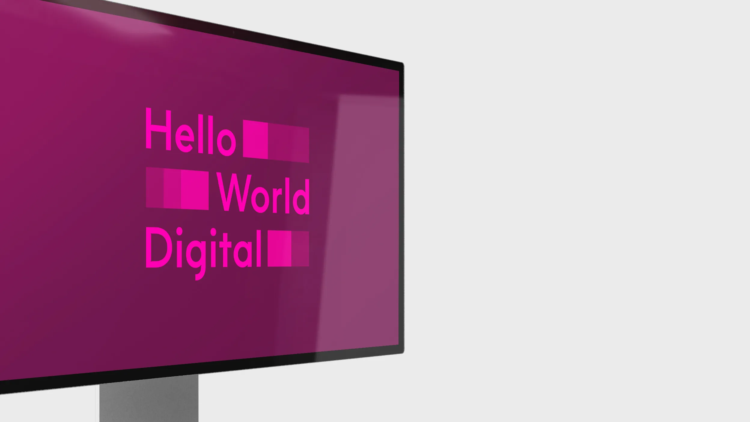 Corporate Design und Webdesign für Hello World Digital von der Kölner Designagentur Büro Bloock