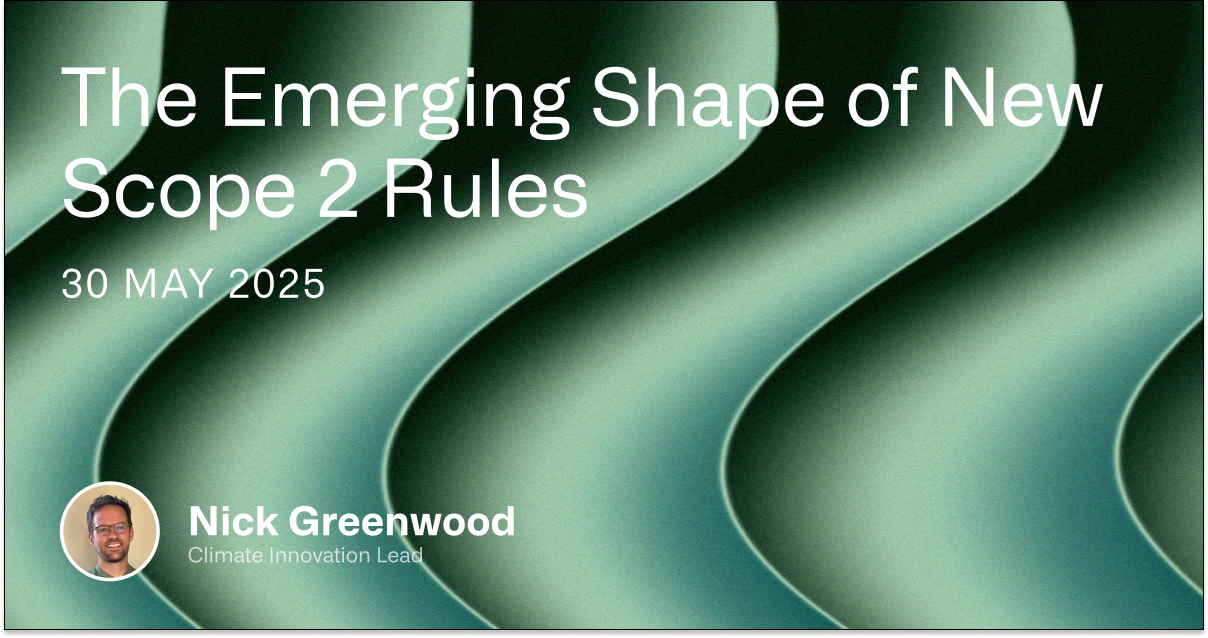 The Emerging Shape of New Scope 2 Rules | Blog | Minimum