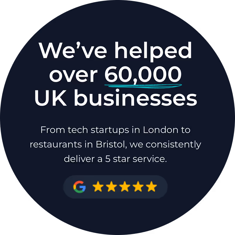 We've helped over 60,000 UK businesses