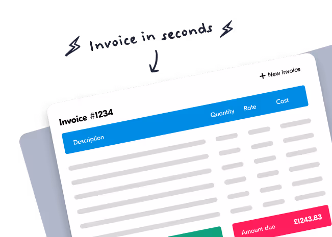 Graphic of Invoice software