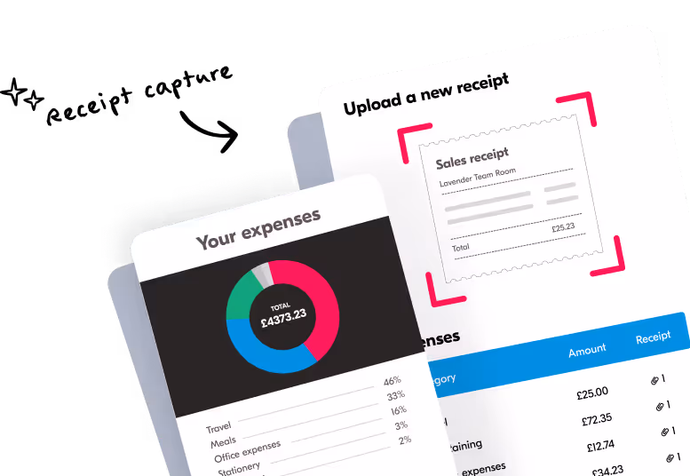 Graphic of Receipt capture software