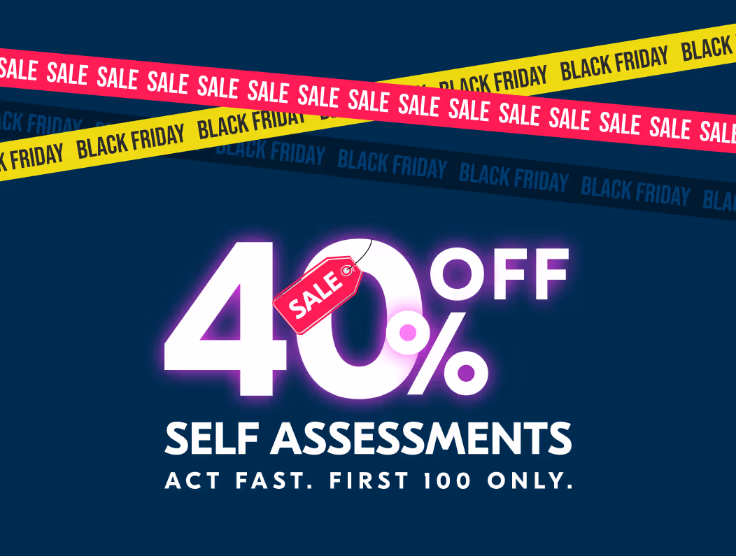 40% off self assessments. Act fast. First 100 only.