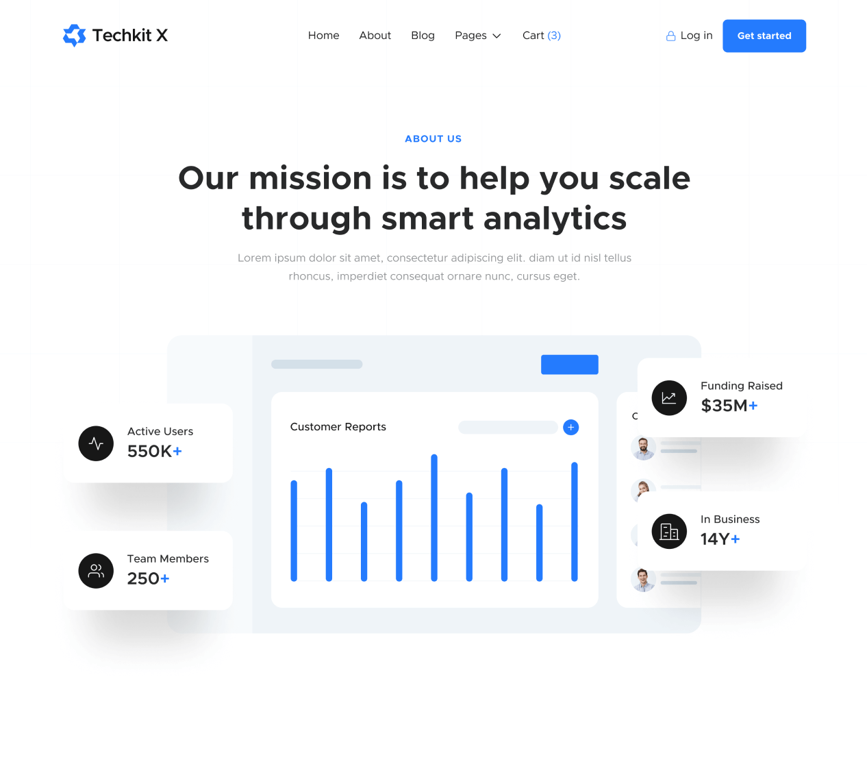 About - Techkit X Webflow Template