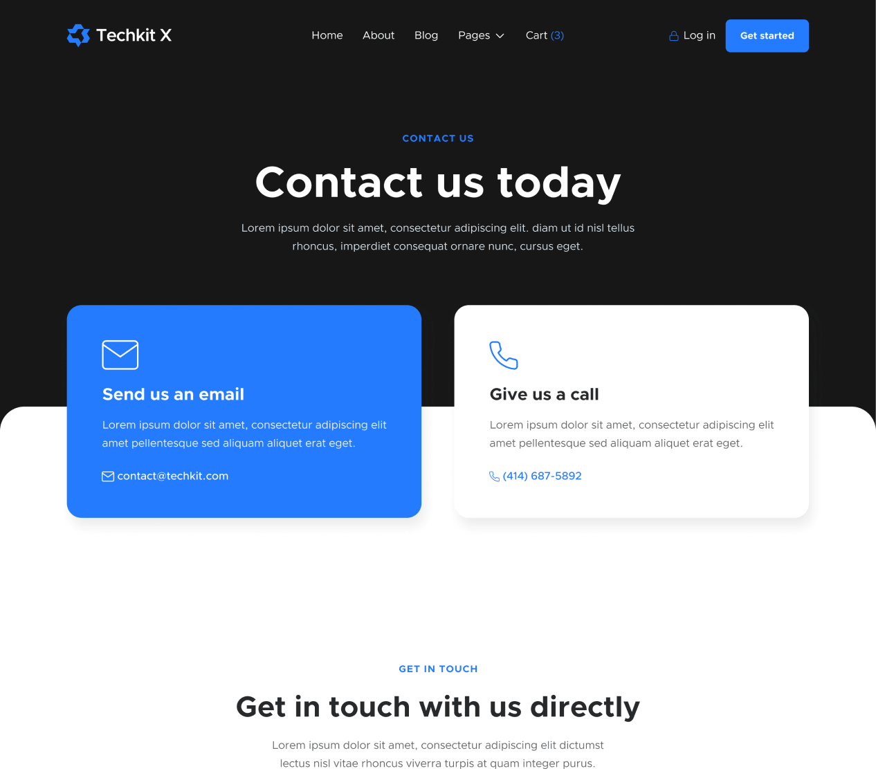 Blog V1 - Fintech X Webflow Template