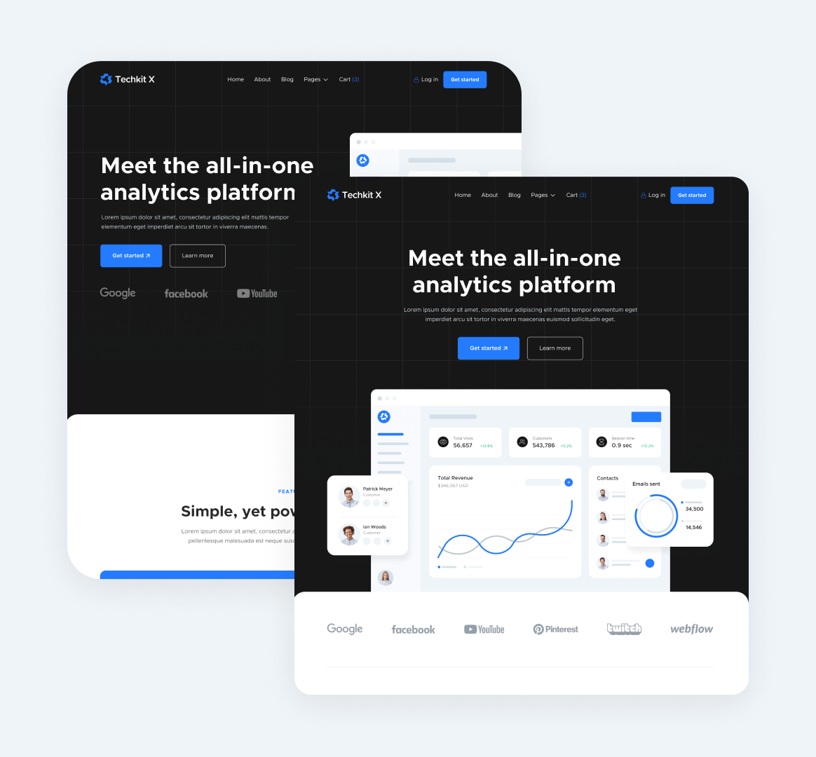 Pages - Techkit X Webflow Template