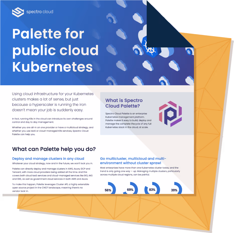 Palette for Public cloud Kubernetes