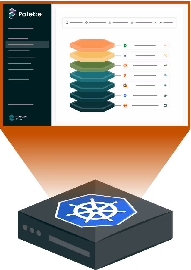 Edge in a box with Palette as management system