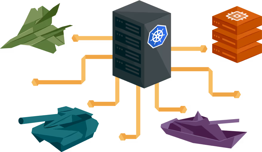 Tactical edge compute through lightweight edge-optimized versions of Kubernetes