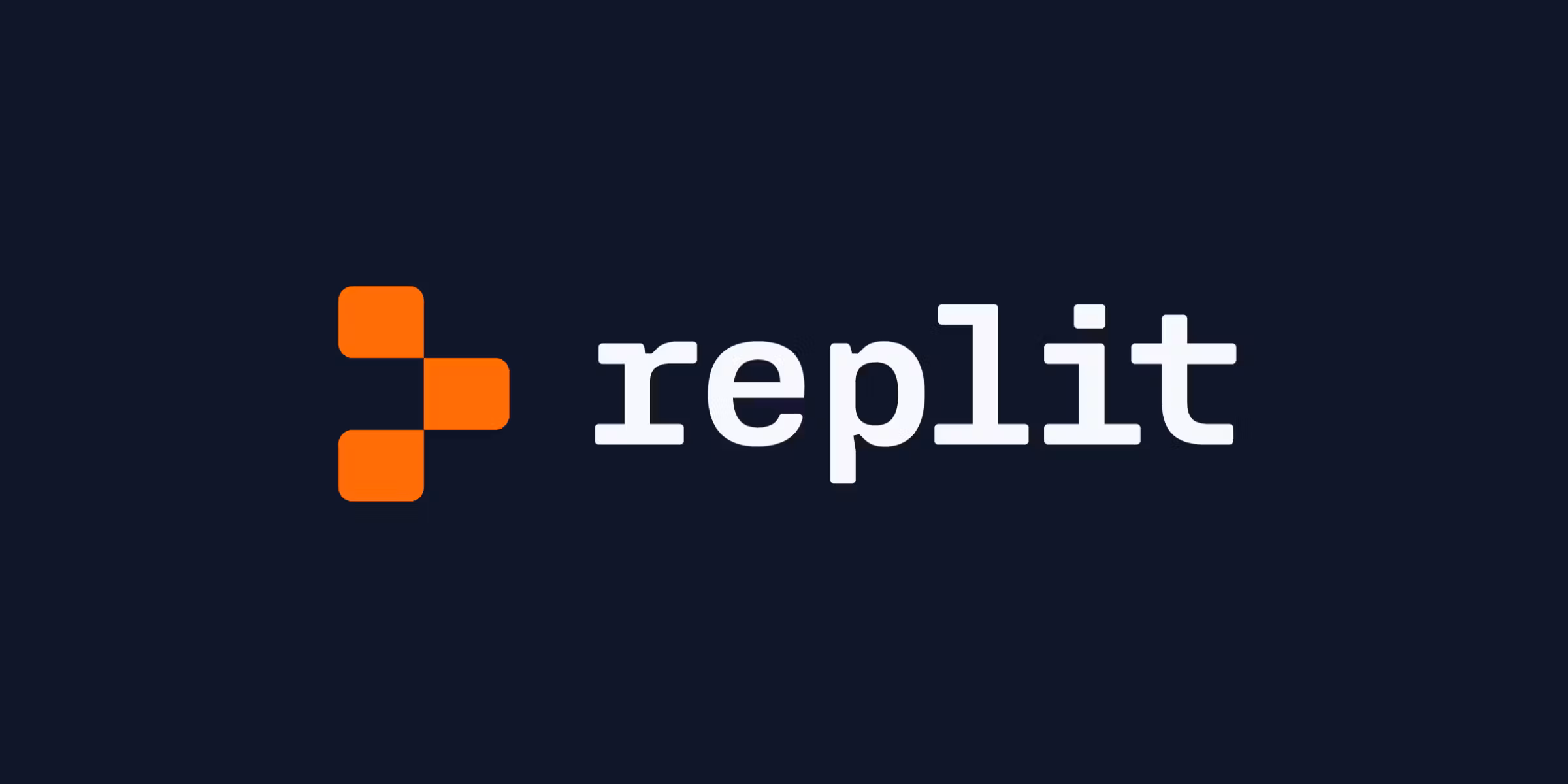 The logo of replit company